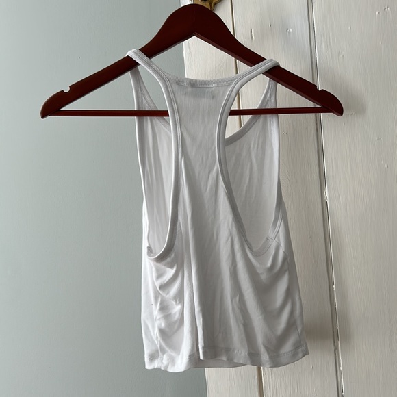 Aritzia Sunday Best White Skyfall Cropped Tank Racerback tank - Picture 4 of 4